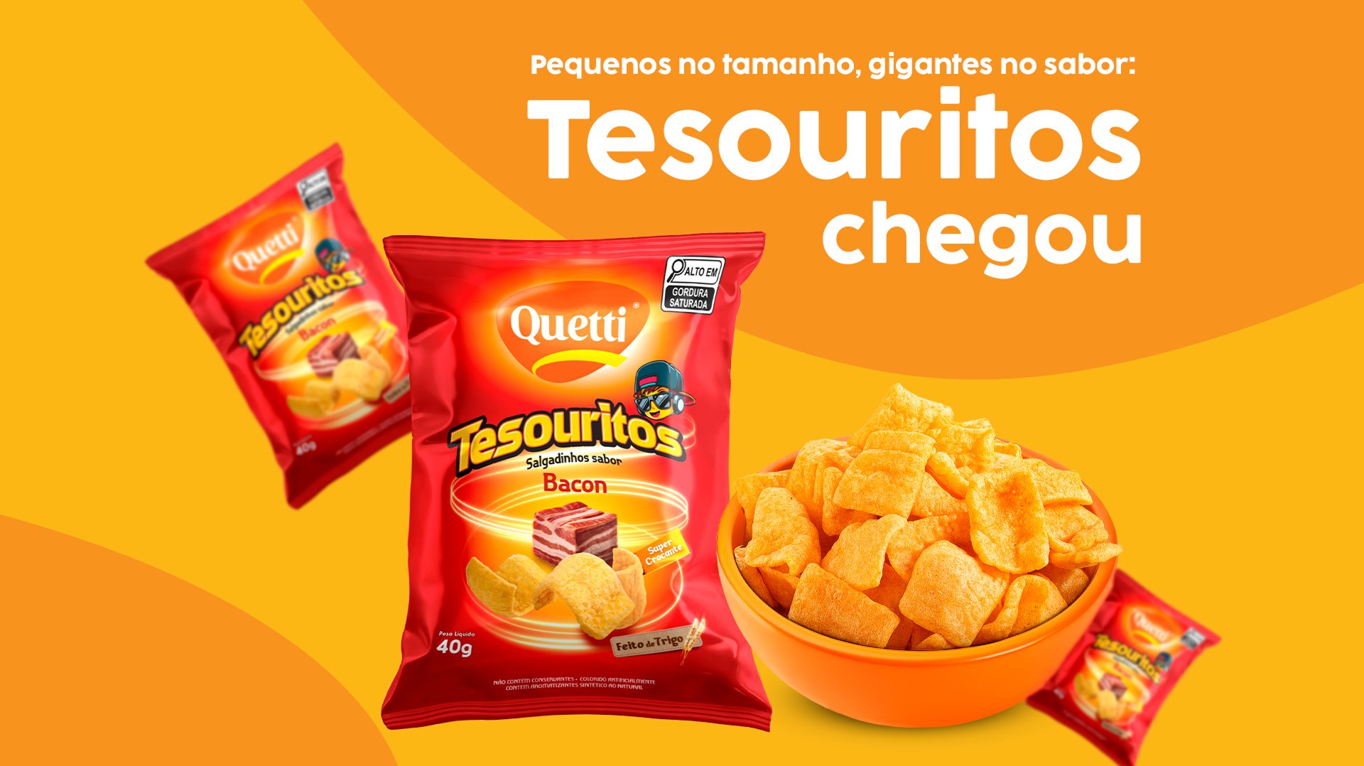Pequenos no tamanho, gigantes no sabor: Tesouritos chegou.